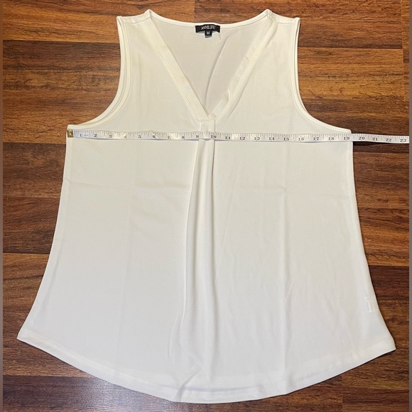 Brand new white fancy like tank top - Picture 3 of 6